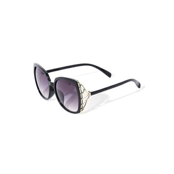 Cross My Way Round‎ Frame Sunglasses Black main image 5
